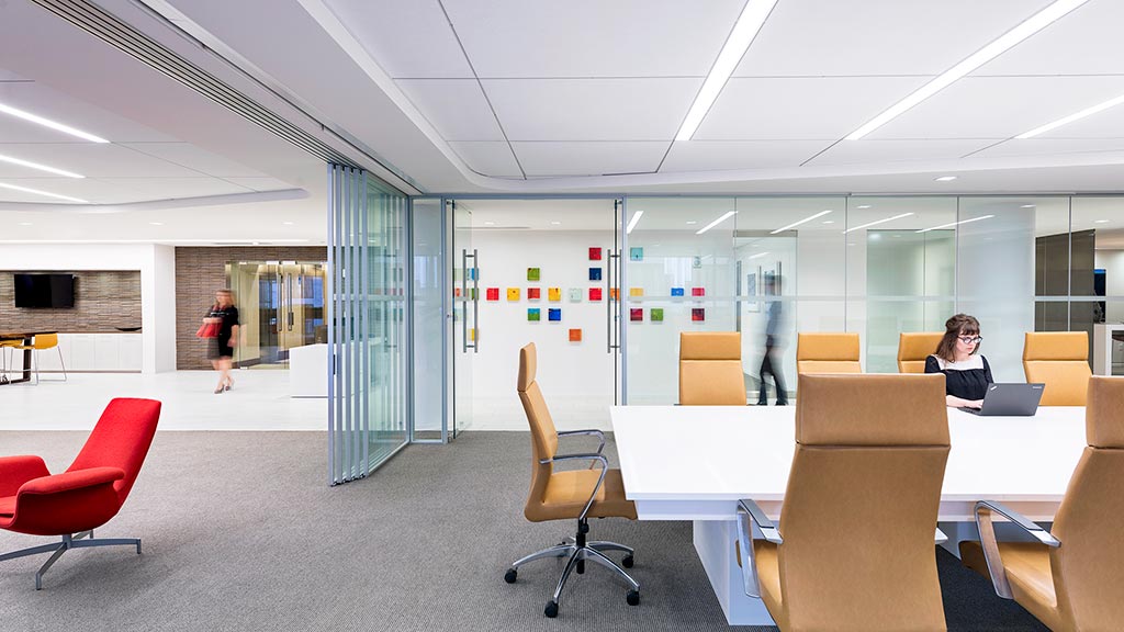 A person sitting at a table.