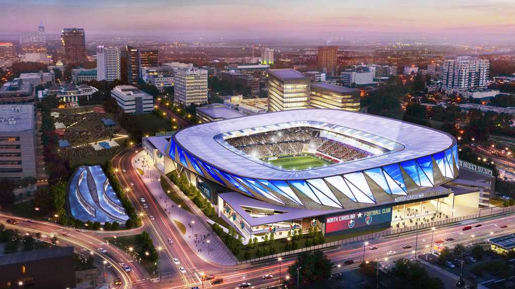 North Carolina Football Club Stadium Concept Design Gensler