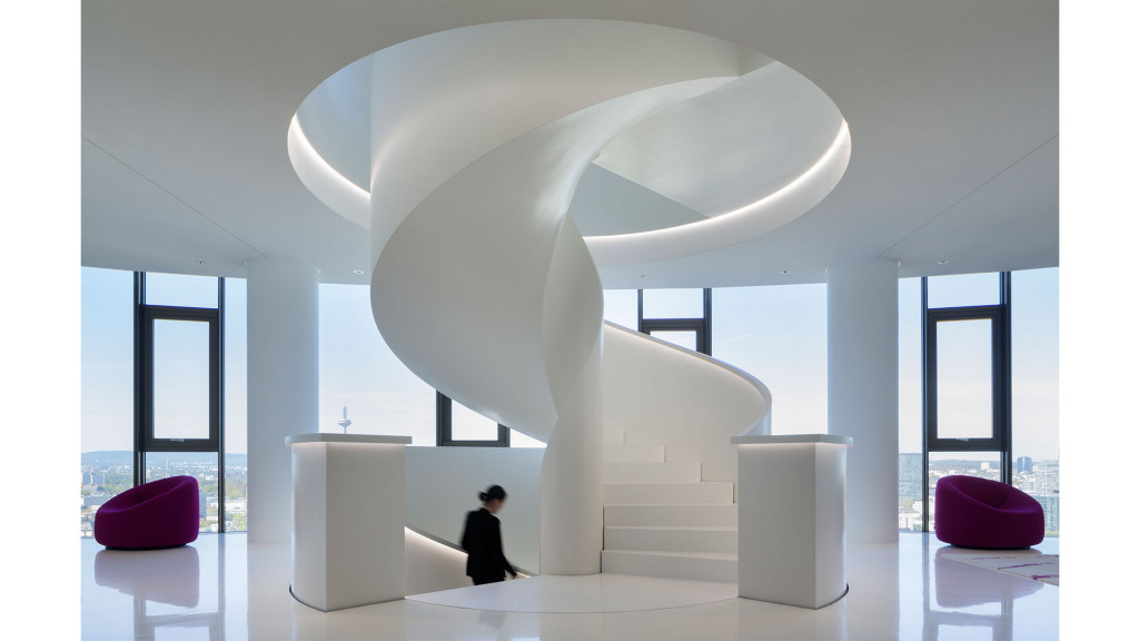 A person sitting in a room.