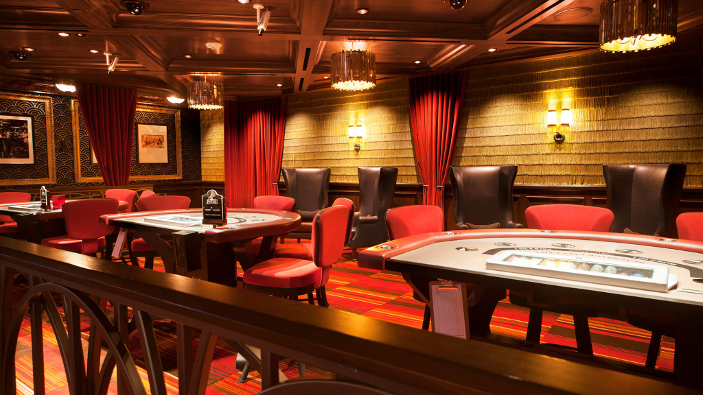 A room with tables and chairs.