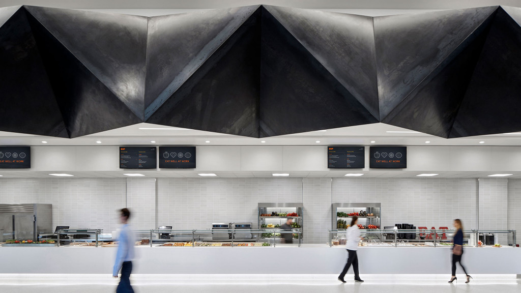 People walking in an airport.