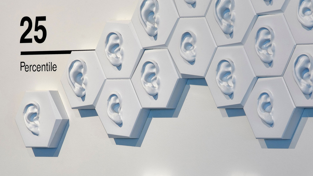 A group of white objects.