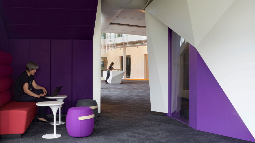 A person working on the laptop.