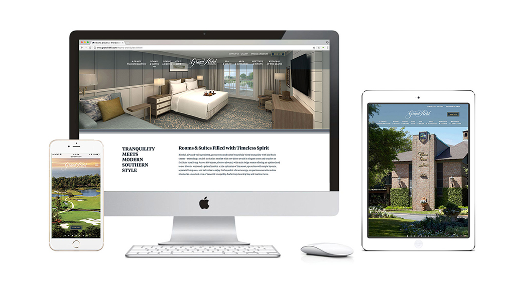 A laptop and a desktop computer.