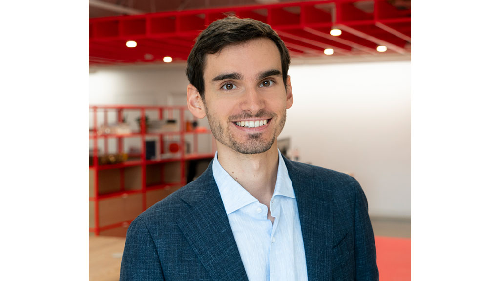 A man smiling for the camera.