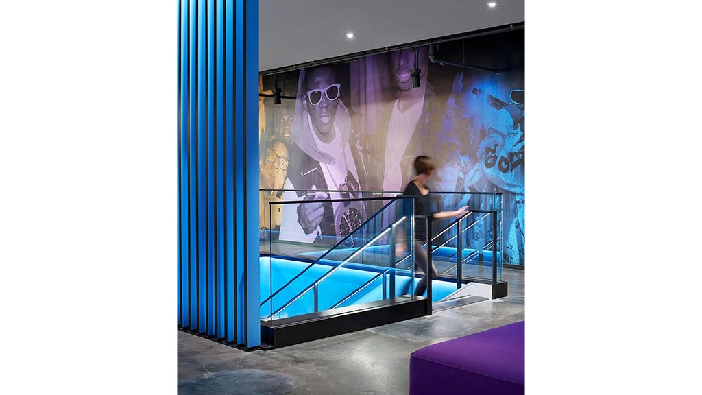 A person sitting on a bench.