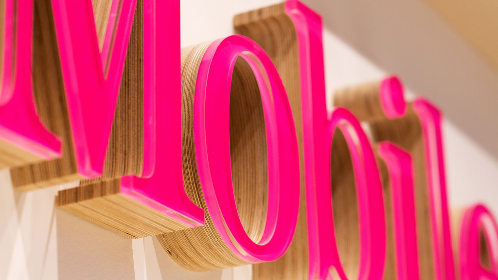 A pair of pink shoes.