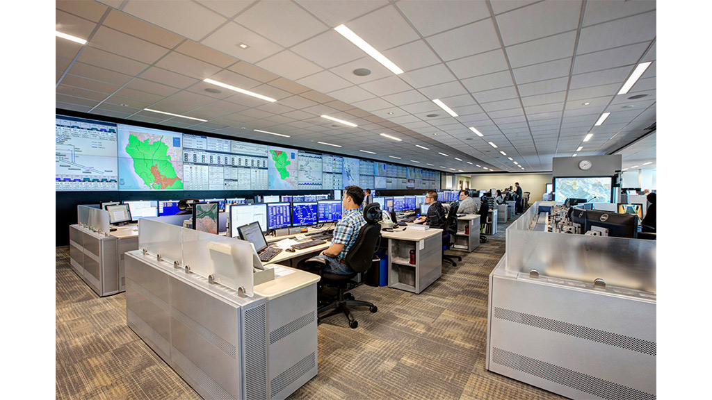 People working in an office.