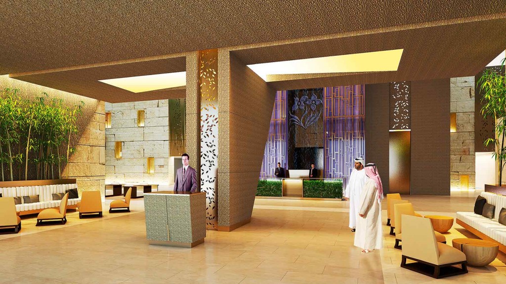 A person in a robe standing next to a person in a robe.