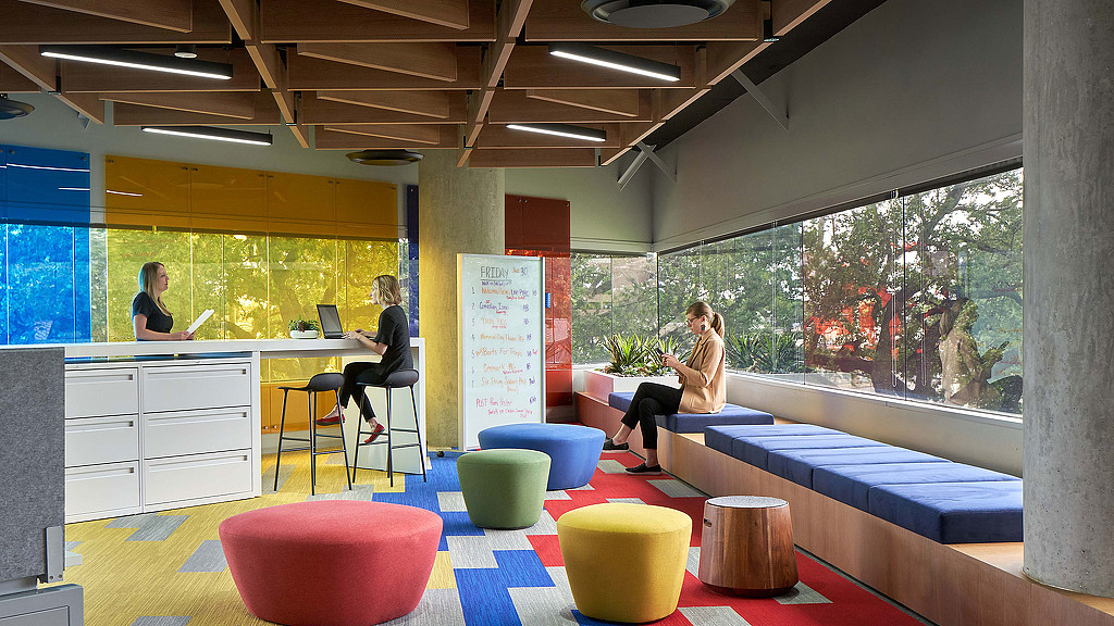 A few women sitting at a table.