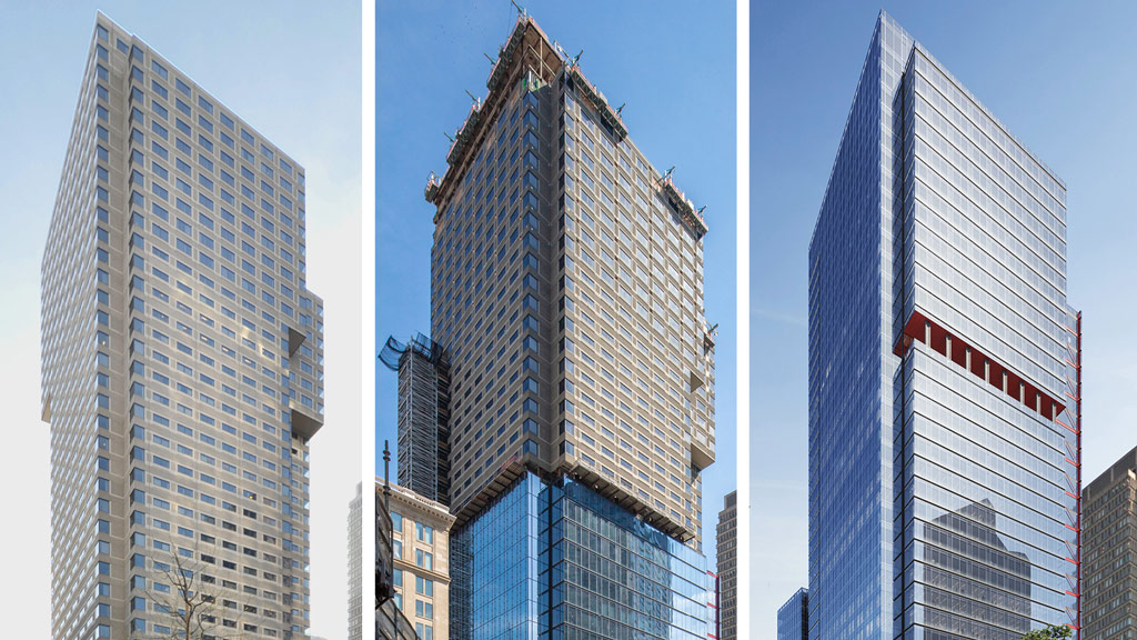 A group of tall buildings.