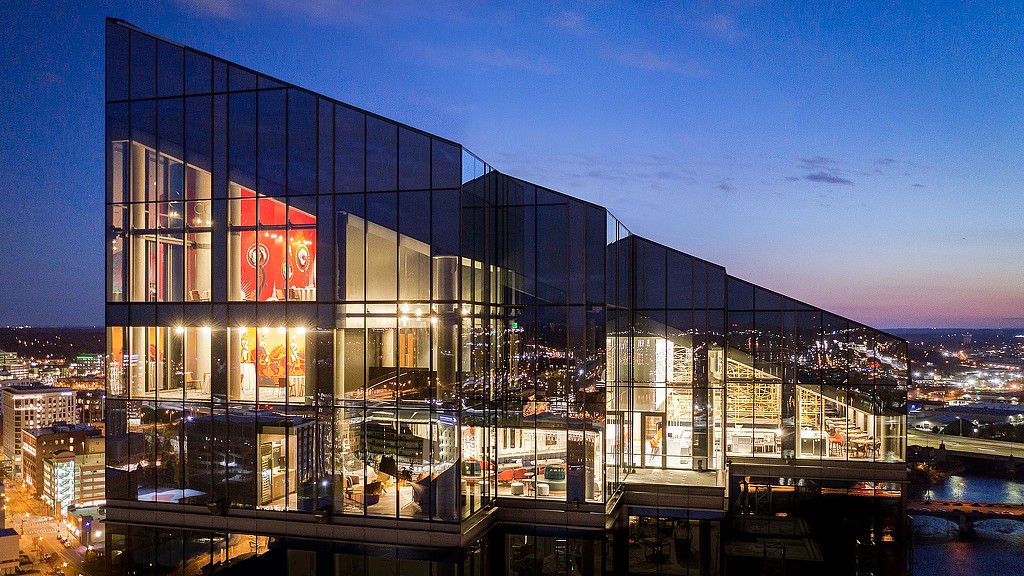 Museum of Contemporary Art Denver with many windows.