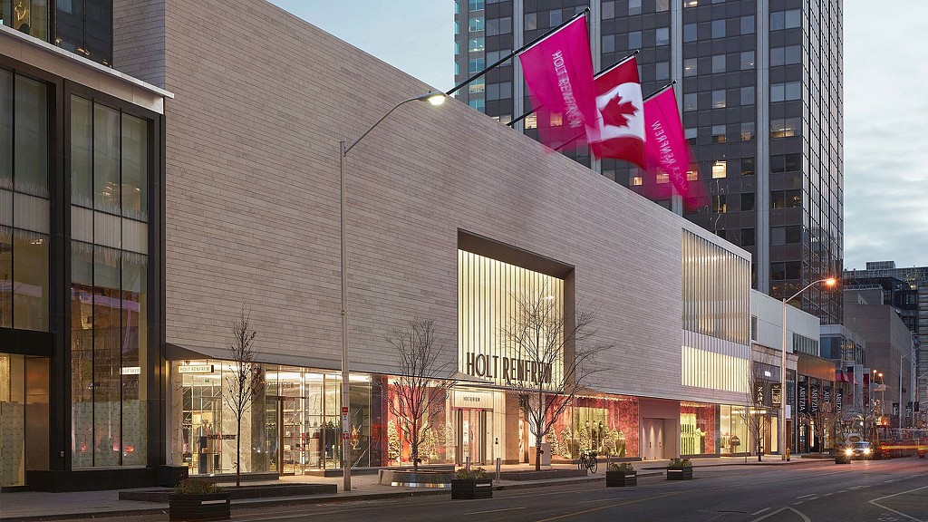 Holt Renfrew exterior main entrance