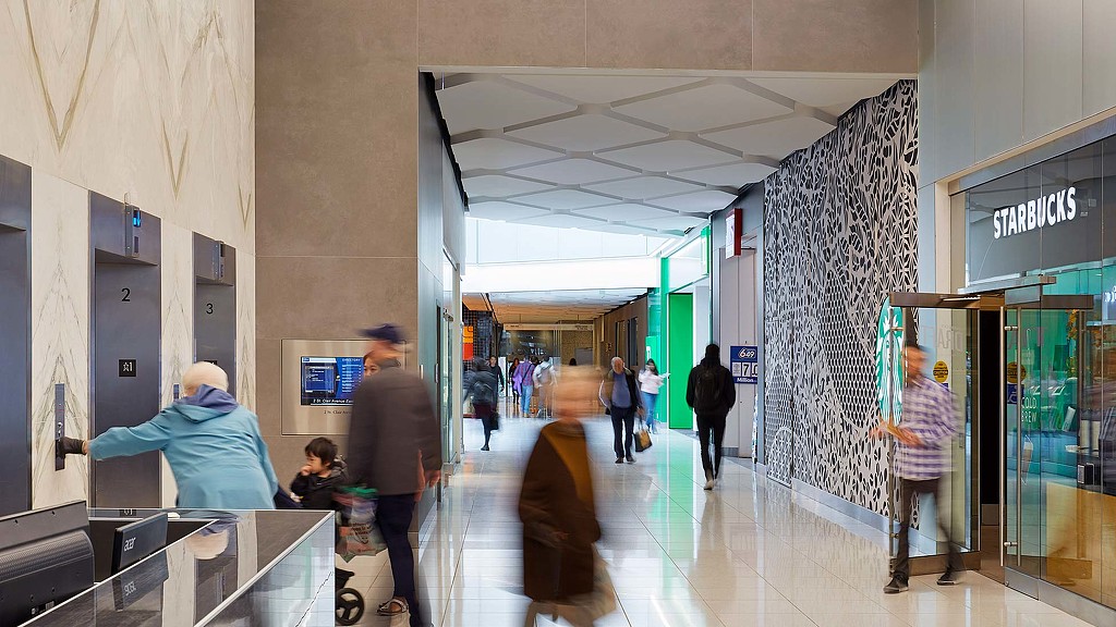St. Clair Centre elevator lobby