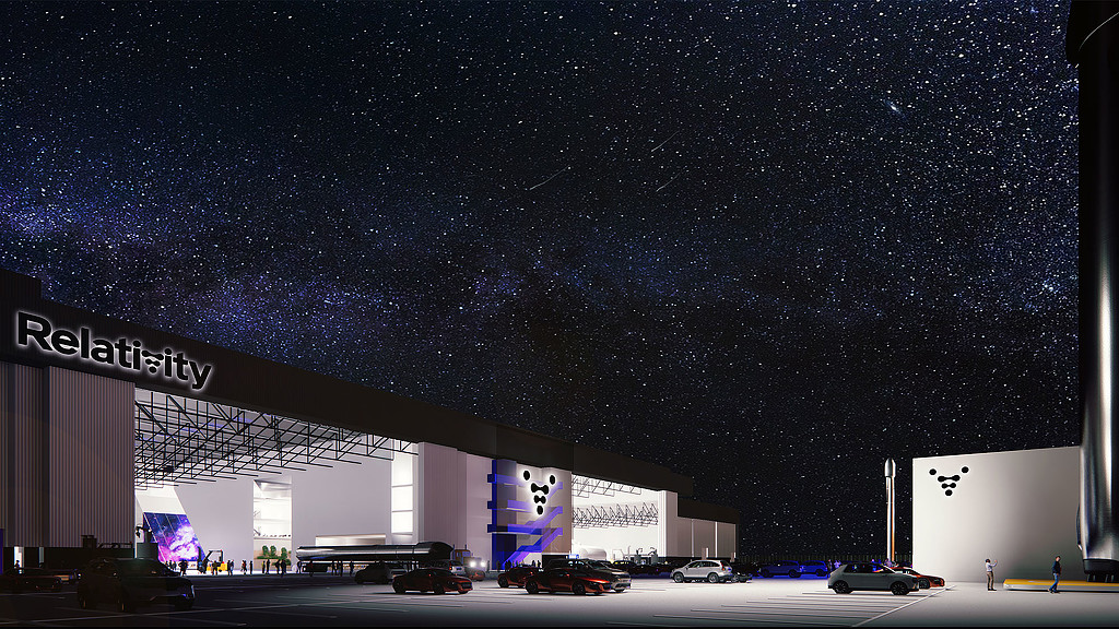 A building with a large sign.