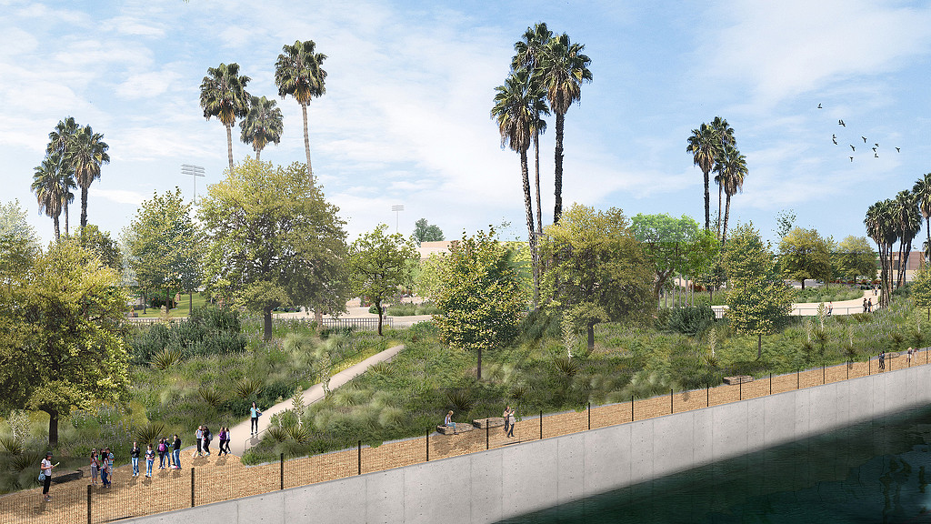 A rendering of Harvard Westlake School