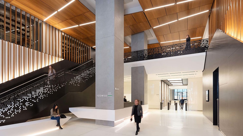 135 West 50th Street Lobby