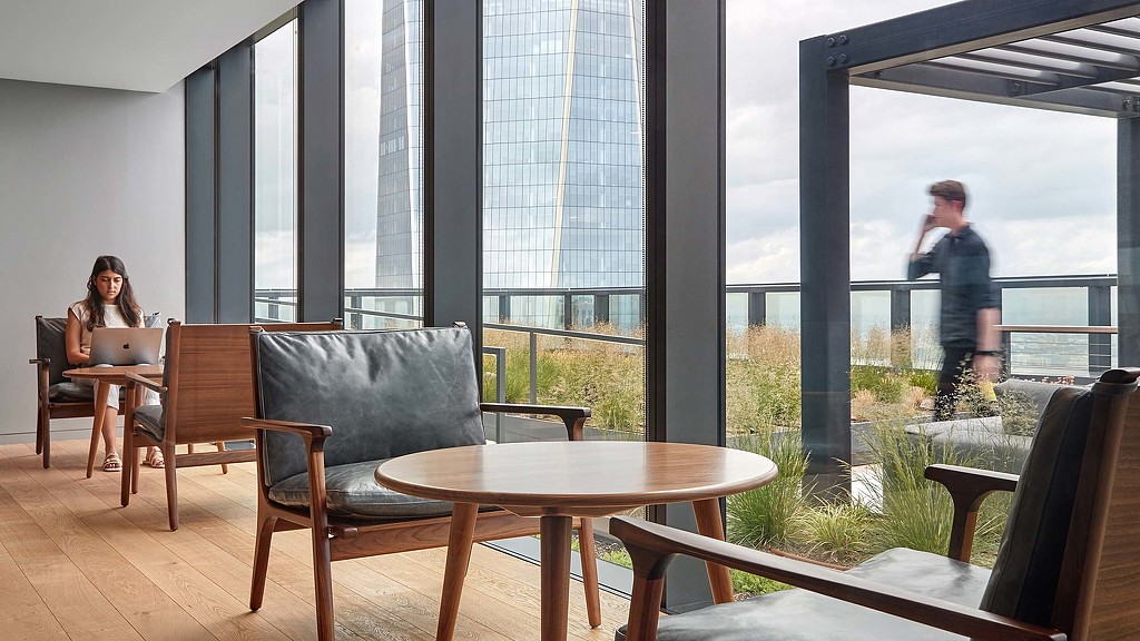 HRT hub with terrace views