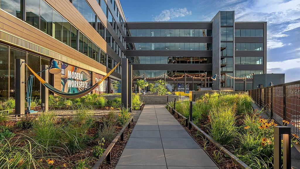 The Hub RiNo Station I outdoor terrace