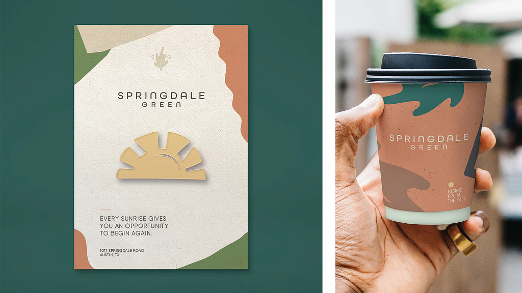 A hand holding a coffee cup.