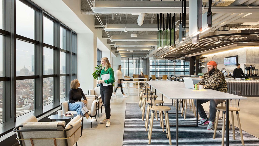 Verizon at the Hub work cafe