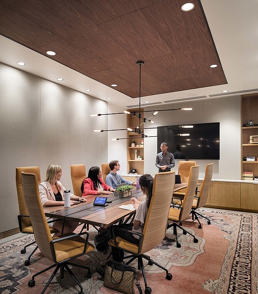 The Link mixed-use office conference room