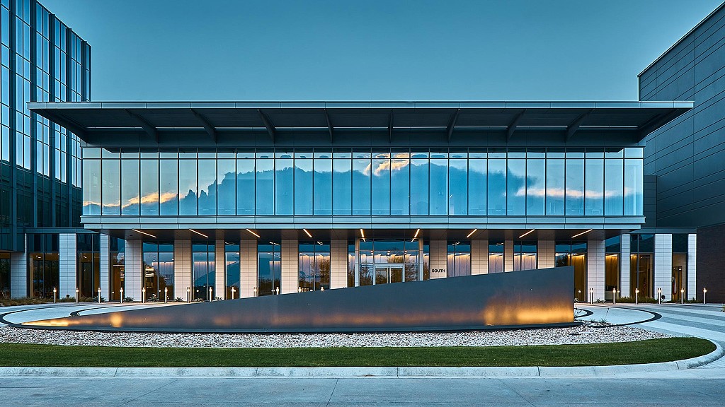 Corporate campus building exterior