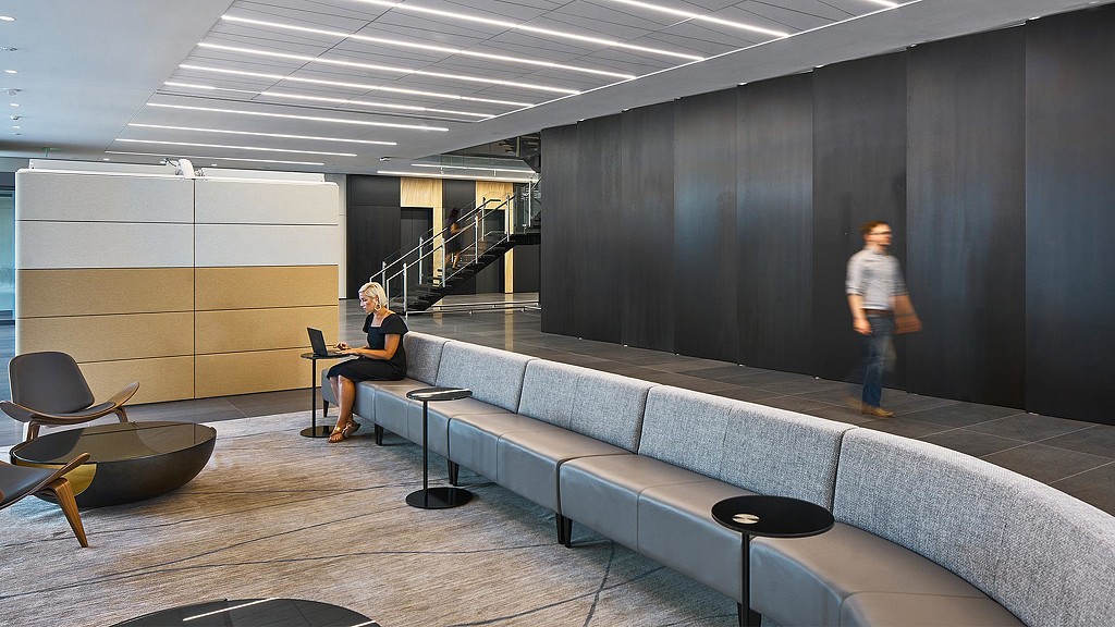 Corporate campus lounge seating