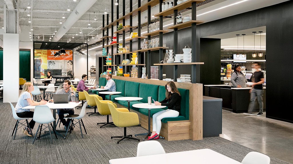Employee cafe and communal space