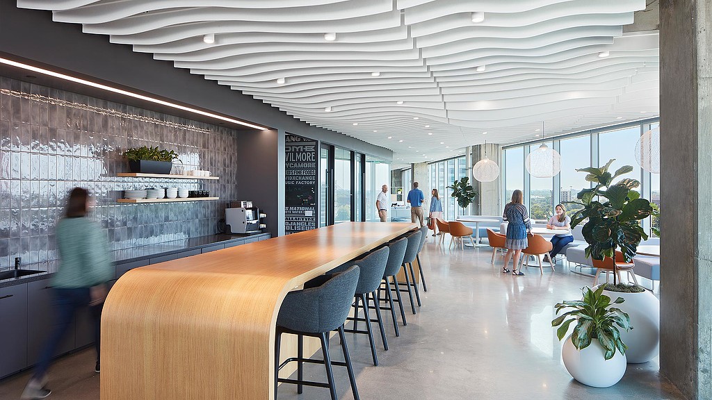 JLL Charlotte workplace cafe