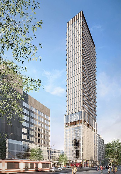 1 St Clair West exterior rendering