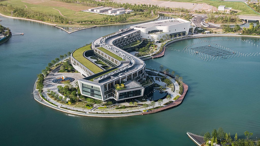 JW Marriott Hotel, Shanghai Fengxian aerial view