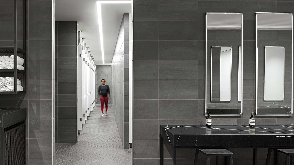 The Current shower room