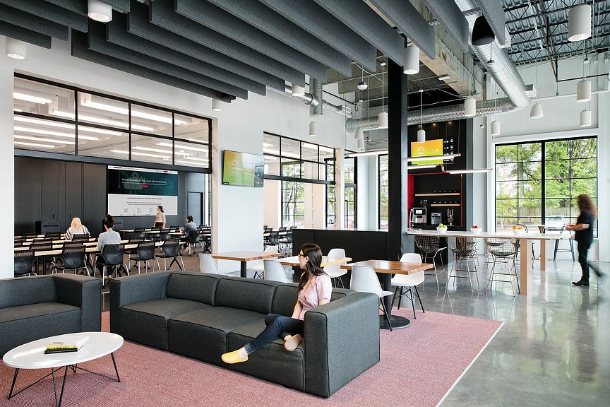 SentryOne office lounge and conference room