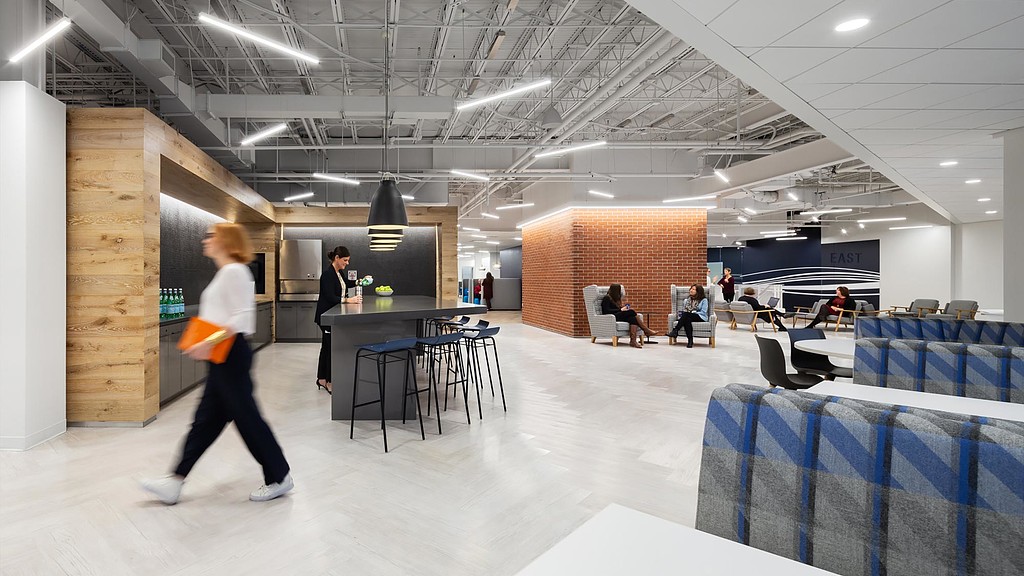 Unum Portland cafe with booth seating