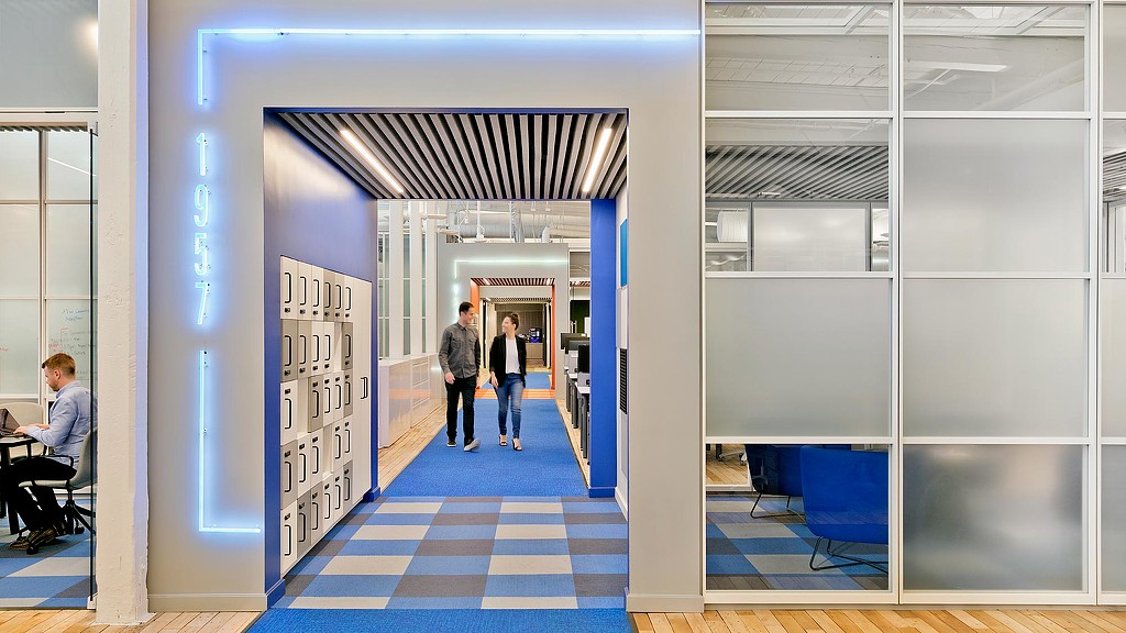 Confidential energy client headquarters interiors
