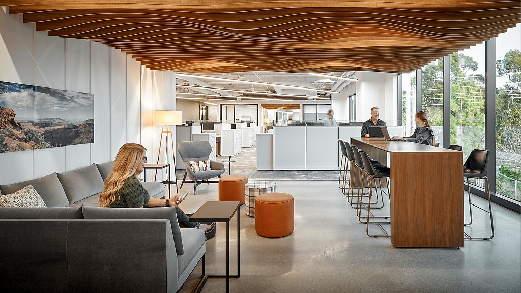 Cushman & Wakefield San Diego office varied seating