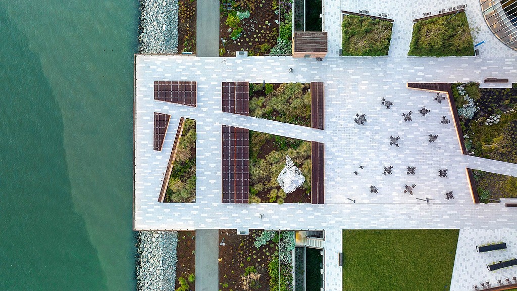 Burlingame Point aerial view