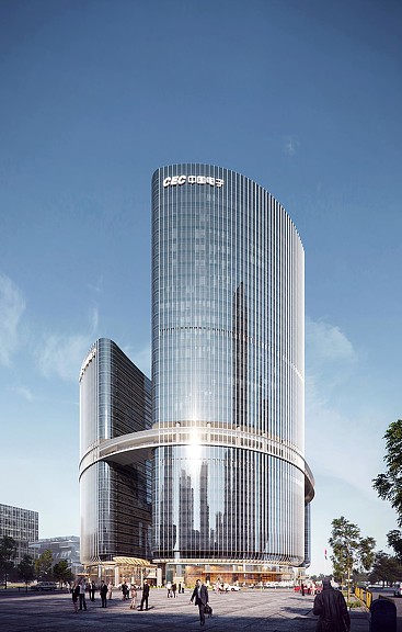 CEC Vanke Shenzhen Bay Headquarters tower