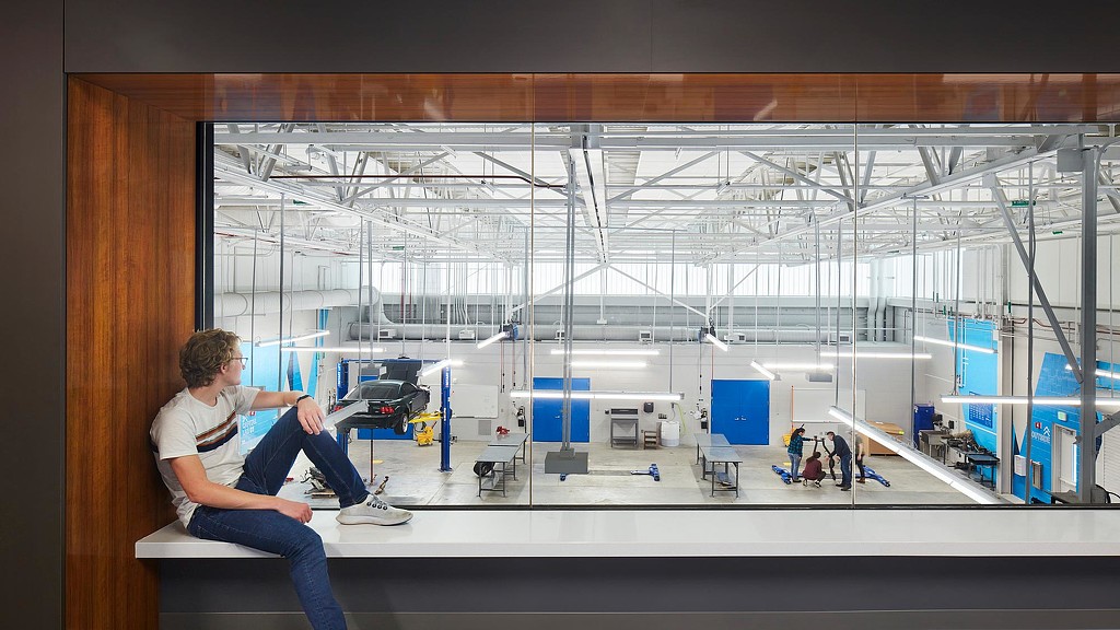 A person sitting on a bench.