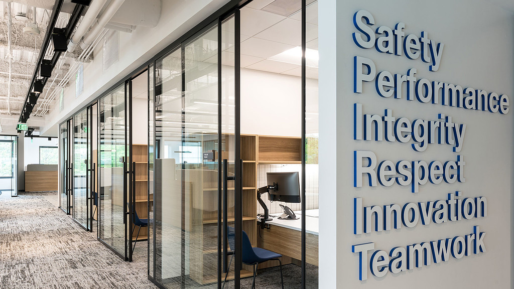 Brasfield & Gorrie office environmental graphics