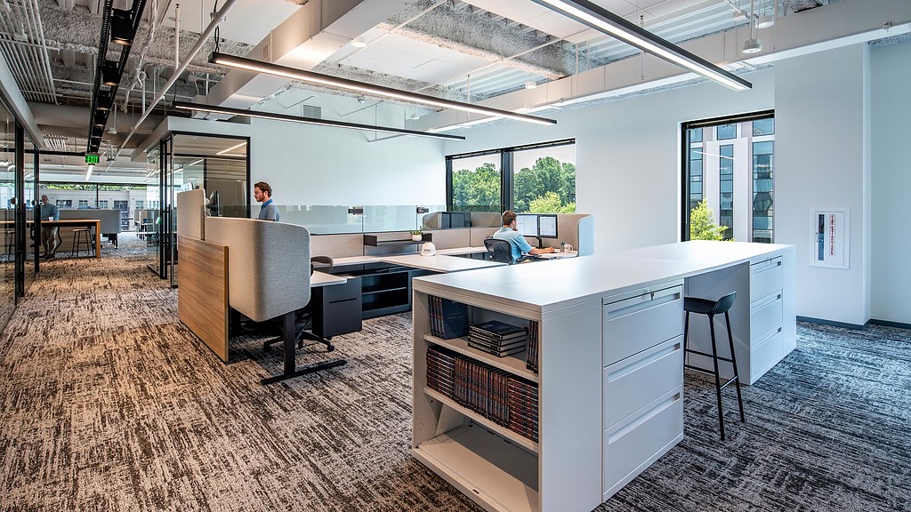 Brasfield & Gorrie office work stations