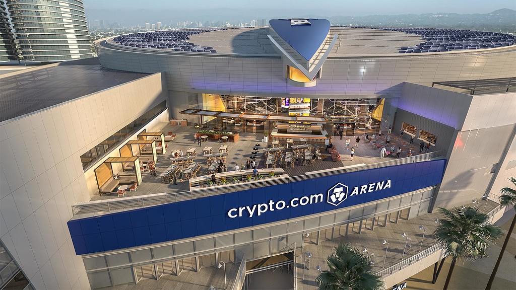 Crypto.com Arena city view terrace rendering