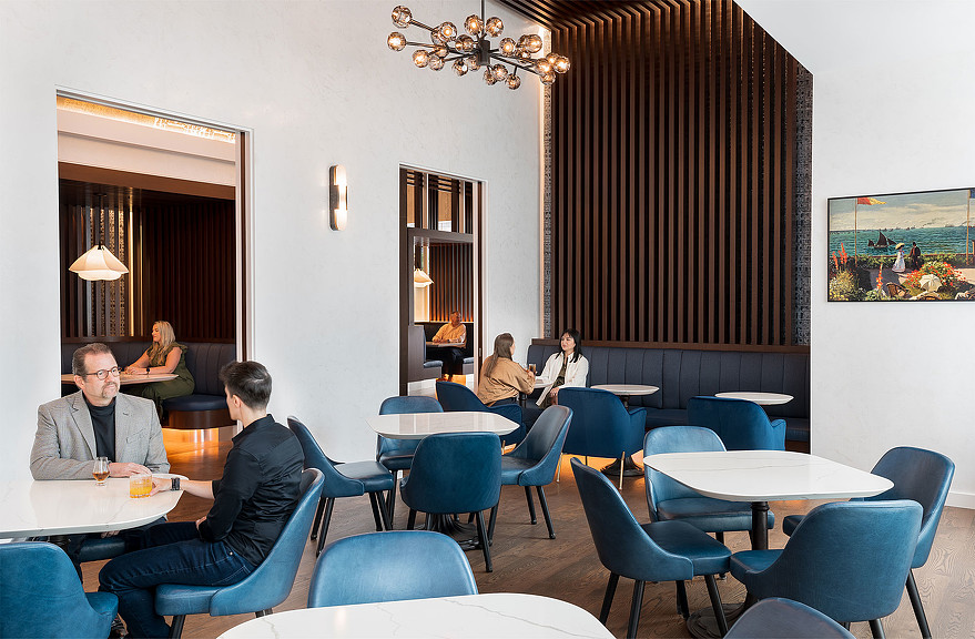 Real Agave restaurant seating.