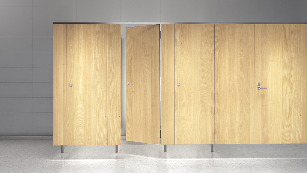 Bobrick Privada panels.