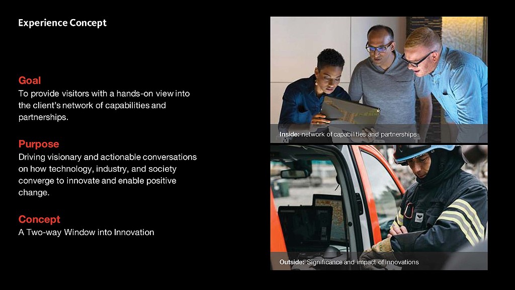 Experience Concept for Verizon workplace