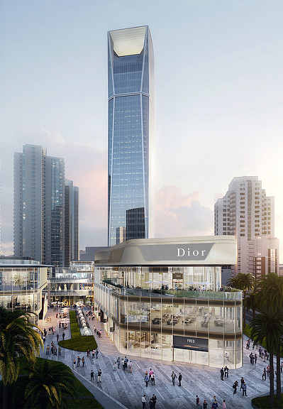 Xiamen CGDG New Era Plaza rendering