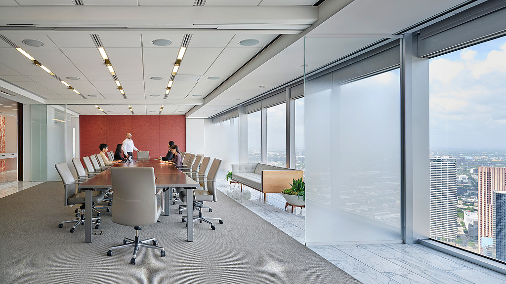 Large conference room with view