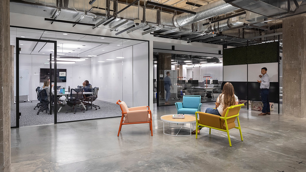 Meeting room and collaboration space at the Ion