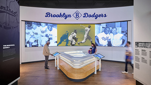 Jackie Robinson exhibit at Museum of African American History